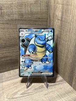 Pokemon TCG Scarlet & Violet 151 Blastoise EX English Card 184/165 - Image 1