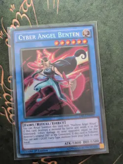 DRL3-EN012 Cyber Angel Benten Secret Rare 1st Edition Yugioh Card - Image 1