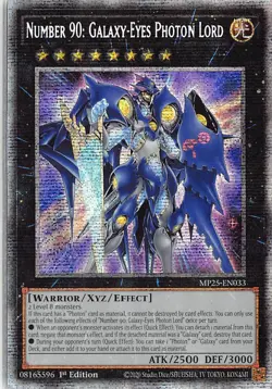 2025 Mega-Pack Starlight Rare MP25-EN033 Number 90: Galaxy-Eyes Photon Lord - Image 1