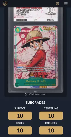 One Piece - Monkey.D.Luffy - OP13-118 SEC Alt Art - English - ACE 10 Perfect Sub - Image 2