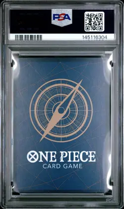2025 ONE PIECE JAPANESE OP14-THE AZURE SEA'S SEVEN YOU'LL FRIGHTEN ME... PSA 10 - Image 2
