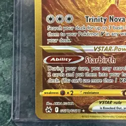 Pokemon Arceus VSTAR TCG Crown Zenith Holo Card GG70/GG70 Secret Rare - Image 5