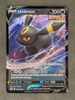 Umbreon V - SWSH203 Pokemon TCG Promo SWSH: Sword & Shield Promo Cards Near Mint - Image 3