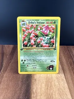 Erika’s Ivysaur 41/132 1st Edition Gym Challenge Pokemon Card WOTC 2000 - Image 1
