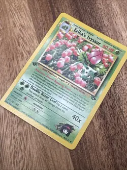 Erika’s Ivysaur 41/132 1st Edition Gym Challenge Pokemon Card WOTC 2000 - Image 5