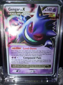 Pokemon Gengar TCG LV.X Platinum Arceus Holo Ultra Rare Card 97/99 NM - Image 1