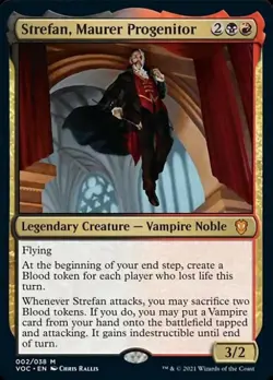 Strefan, Maurer Progenitor - Near Mint MTG Commander 2021 Crimson Vow - Image 1
