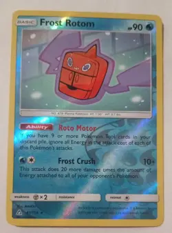 POKEMON CARD FROST ROTOM 41/156 REVERSE HOLO 2018 CARD GOOD CONDITION - Image 1