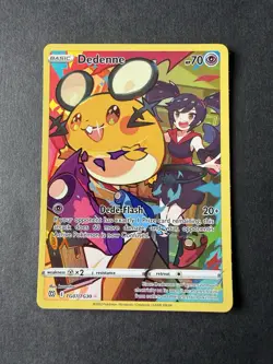 Pokemon TCG Dedenne TG07/TG30 Trainer Full Art Holo Card - Image 1