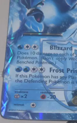 Pokemon Card Plasma Storm Articuno EX 25/135 Rare EX Holo - Image 5