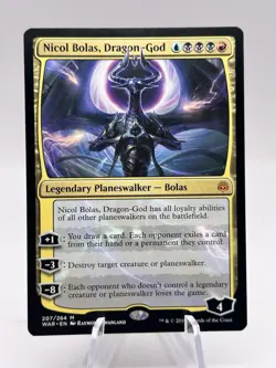 Nicol Bolas, Dragon-God 207/264 War of the Spark WAR MTG NM - Image 1