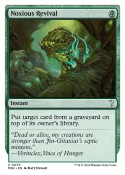 NM MTG WHITE BORDER NOXIOUS REVIVAL MYSTERY BOOSTER 2 - Image 1