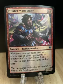 MTG Frontier Warmonger FOIL #224 Commander Masters Uncommon CMM NM/M - Image 1
