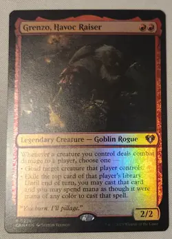 MTGMagic [x1] Grenzo Havoc Raiser [x1] FOIL Commander Masters M/NM - Image 1