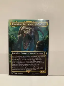 Magic: The Gathering Indominus Rex Alpha Borderless Rare - Image 1