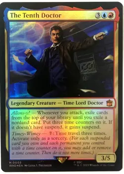 MTG The Tenth Doctor *FOIL* Universes Beyond: Doctor Who 0003 NM pack fresh edh - Image 1