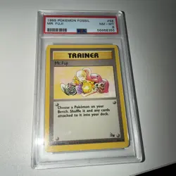 1999 Pokemon Fossil Mr. Fuji #58/62 PSA MINT 9 - Image 1