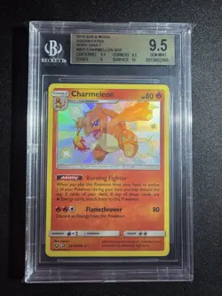 Pokemon TCG Charmeleon SV7/SV94 Hidden Fates Shiny Vault BGS 9.5 Gem Mint - Image 1