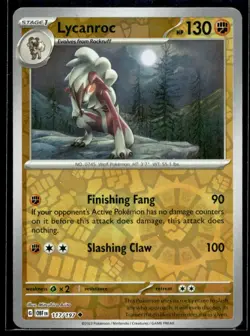 Lycanroc SV03: Obsidian Flames 117/197 LP Pokemon TCG | Buy 1 Get 2 Free - Image 1