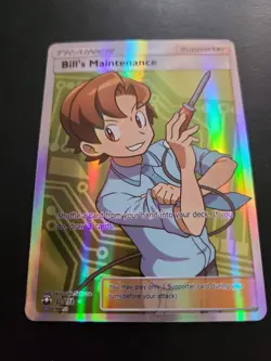 Pokemon Bill's Maintenance, 162/168, Celestial Storm Full Art Trainer Card - Image 1