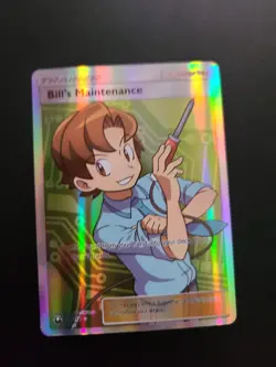Pokemon Bill's Maintenance, 162/168, Celestial Storm Full Art Trainer Card - Image 2