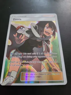 Zinnia - 70/70 - Pokemon Dragon Majesty Full Art Trading Card Trainer - Image 1
