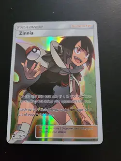 Zinnia - 70/70 - Pokemon Dragon Majesty Full Art Trading Card Trainer - Image 2