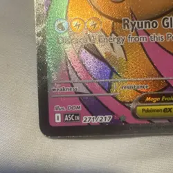 Mega Dragonite ex Pokemon TCG Full Art Holo 271/217 Ascended Heroes - Image 3