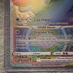 Pokemon Dragonite VSTAR Pokemon GO Secret Rare Full Art Holo 081/078 English - Image 2
