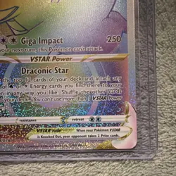 Pokemon Dragonite VSTAR Pokemon GO Secret Rare Full Art Holo 081/078 English - Image 5