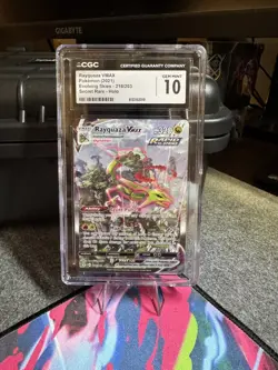 Pokemon Rayquaza VMAX 218/203 Drachenwandel Alt Art GEM MINT Deutsch PSA 10 - Image 1