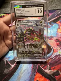 Pokemon Rayquaza VMAX 218/203 Drachenwandel Alt Art GEM MINT Deutsch PSA 10 - Image 2