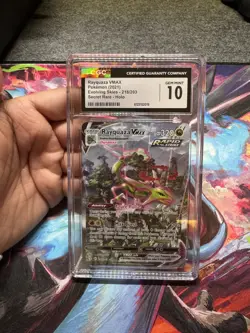 Pokemon Rayquaza VMAX 218/203 Drachenwandel Alt Art GEM MINT Deutsch PSA 10 - Image 5