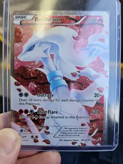 Pokemon Reshiram RC22/RC25 Legendary Treasures Ultra Rare Full Art Holo - Image 1