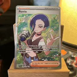 🌙 Perrin 209/167 – Twilight Masquerade Full Art Trainer Pokemon TCG 🌙 - Image 1