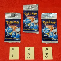 Wizards of the Coast Pokemon Base Set Booster Pack (A3 - picture of actual pack) 742818061582 - Image 3