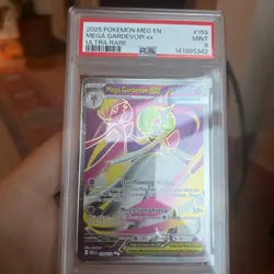 2025 POKEMON MEG EN-MEGA EVOLUTION ULTRA RARE #159 MEGA GARDEVOIR EX PSA 9 - Image 1