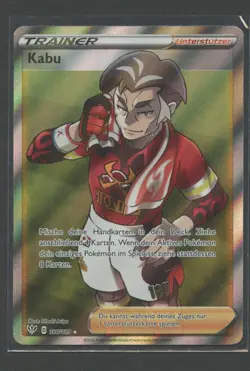 Kabu Fullart | Flammende Finsternis 186/189 | Pokemon Karte Deutsch Near Mint - Image 1