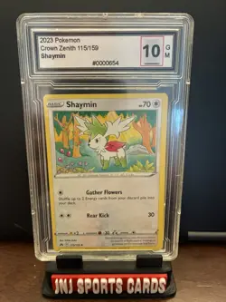 Shaymin 115/159 Non Holo Uncommon Crown Zenith Pokemon TCG Card - Image 1