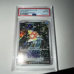 Pokemon Magikarp Paldea Evolved Illustration Rare #203 PSA 8 - Image 1