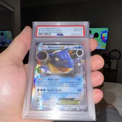 The Pokemon Company Blastoise EX XY30 XY Black Star Promo Holo PSA 8 2014 - Image 1