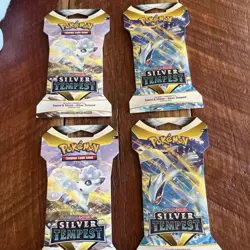 Pokemon SWSH12 Silver Tempest Booster Pack/4 count - Image 1
