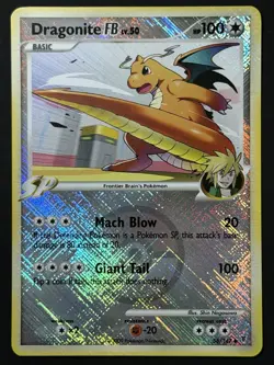 Dragonite FB 56/147 Supreme Victors Crosshatch Reverse Holo Pokemon League Promo - Image 2