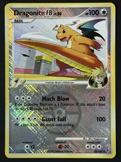 Dragonite FB 56/147 Supreme Victors Crosshatch Reverse Holo Pokemon League Promo - Image 4