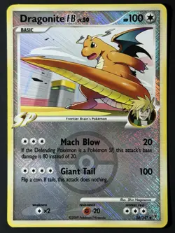 Dragonite FB 56/147 Supreme Victors Crosshatch Reverse Holo Pokemon League Promo - Image 5