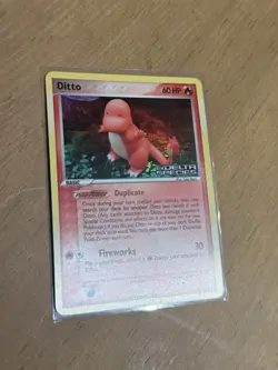 Pokemon TCG Ditto (Charmander) 37/113 Delta Species Reverse Holo Stamped Rare - Image 2