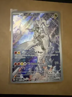 N's Reshiram 167/159 Sv09: Journey Together Holo NM Pokemon Illustration Rare - Image 1