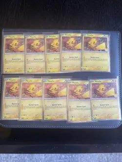 Pokemon Day 2026 Pikachu Cosmos Holo Lot Of 10 - Image 1