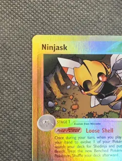 Ninjask 18/97 Reverse Holo Rare (2003) EX Dragon Pokemon Vintage E-reader TCG - Image 3