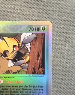 Ninjask 18/97 Reverse Holo Rare (2003) EX Dragon Pokemon Vintage E-reader TCG - Image 4
